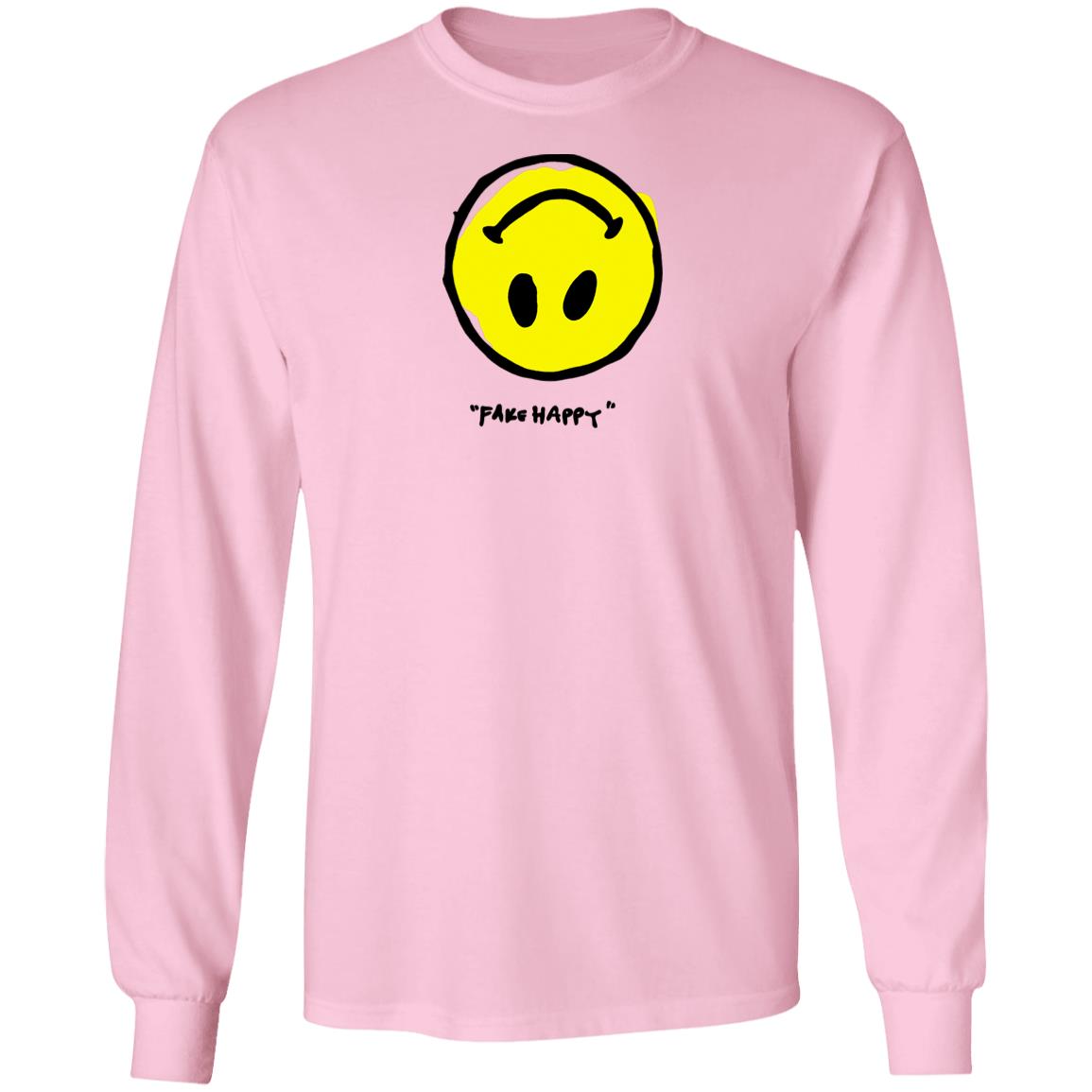 T-Shirt Paramore Fake Happy - Camiseta Unissex
