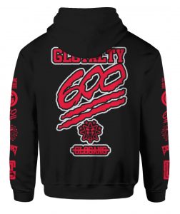 Glo Gang Merch Gloyalty 600 Hoodie Black Red - Spoias