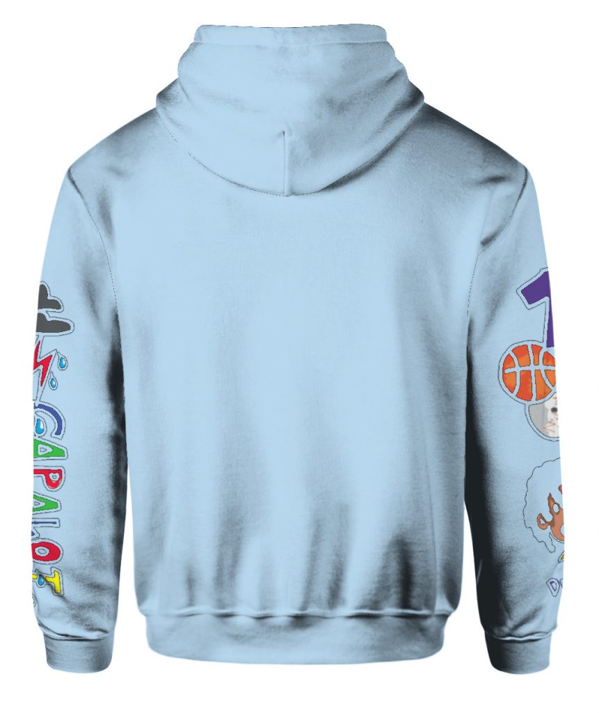 Polo G Merch The Goat Hoodie In Light Blue - Spoias