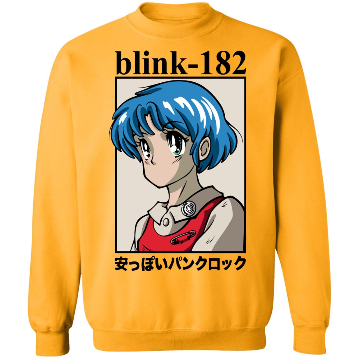 Blink 182 Anime Men's White & Black Ringer T-Shirt – Grindstore