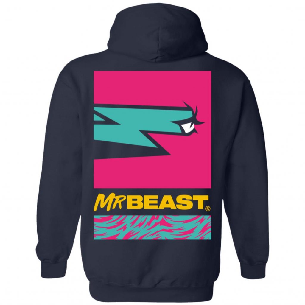 MrBeast Merch MrBeast Eye Of The Beast Tee Purple - Spoias