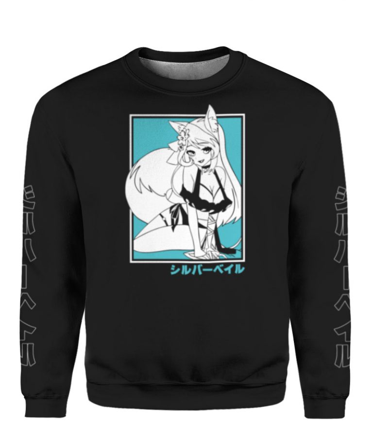 Vshojo Merch Long Sleeve Silvervale Summer 2021 - Spoias