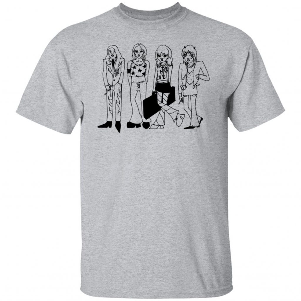 Maneskin Merch Mini Maneskin Doodles T-Shirt - Spoias