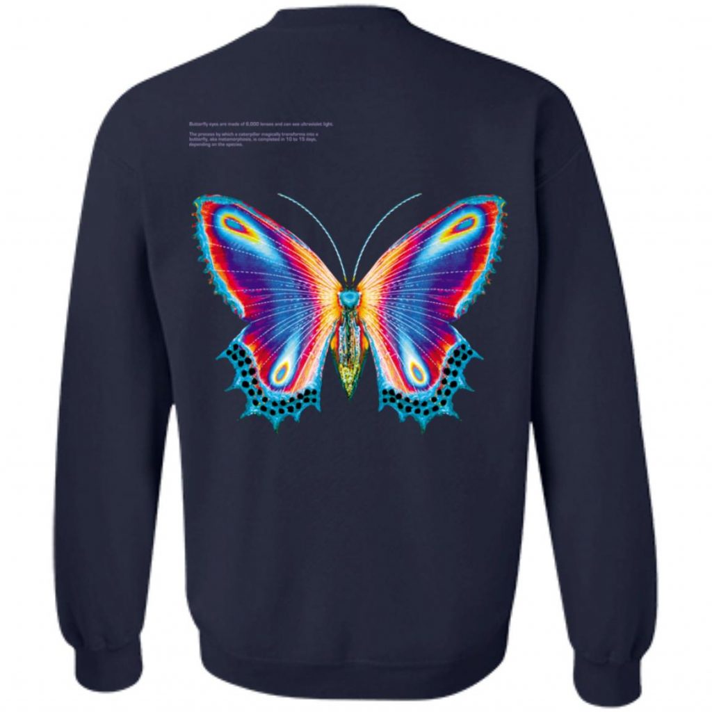 Halsey Merch Store Multicolor Butterfly Hoodie Spoias