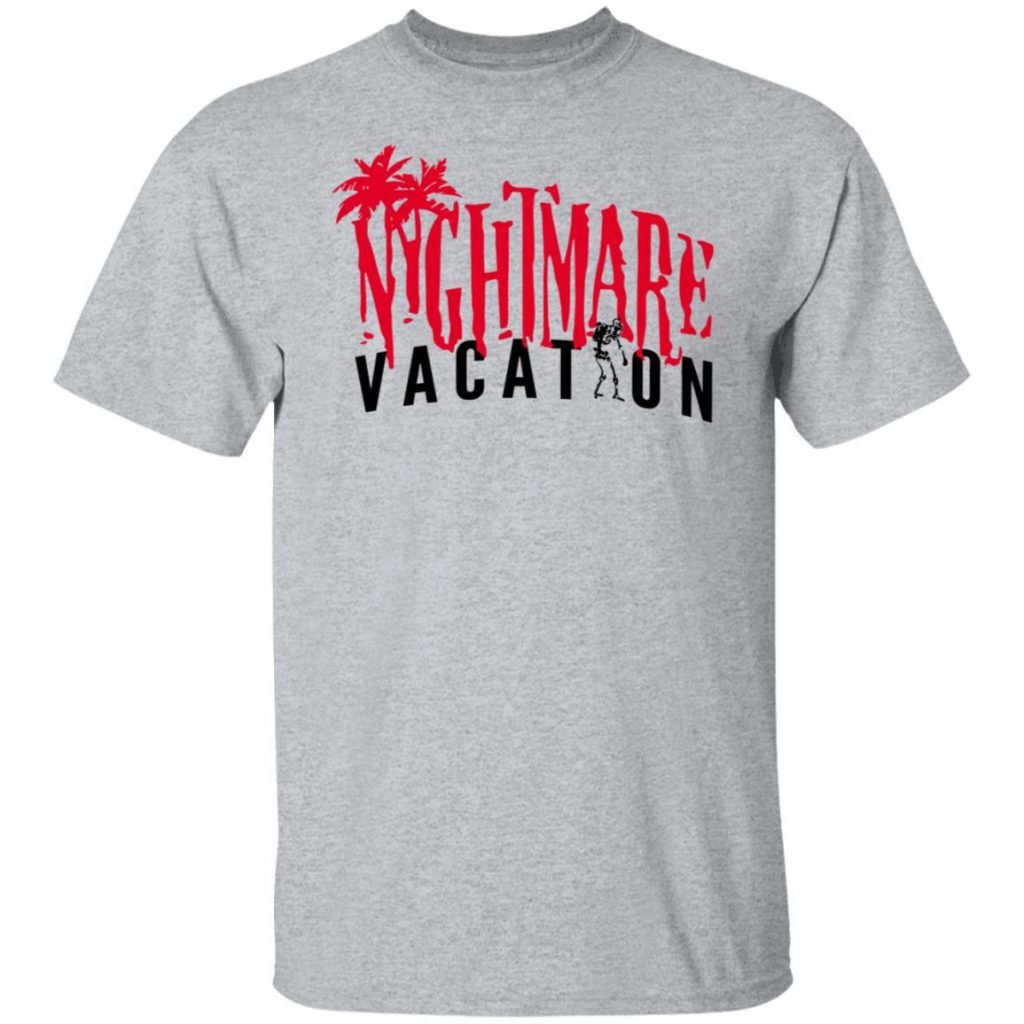 Rico Nasty Merch Rico Nasty Nightmare Vacation Logo T-Shirt - Spoias