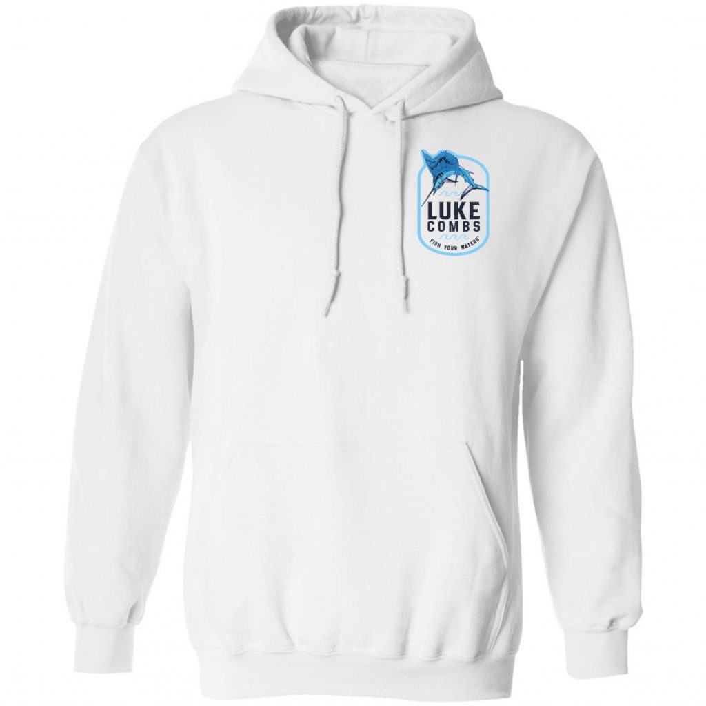 Luke Combs Merch Fish Your Waters Sailfish Tee - Spoias