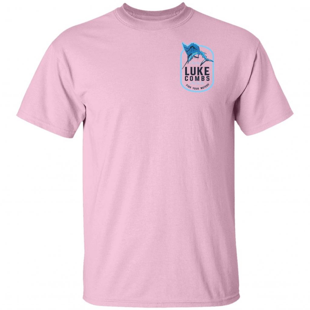 Luke Combs Merch Fish Your Waters Sailfish Tee - Spoias