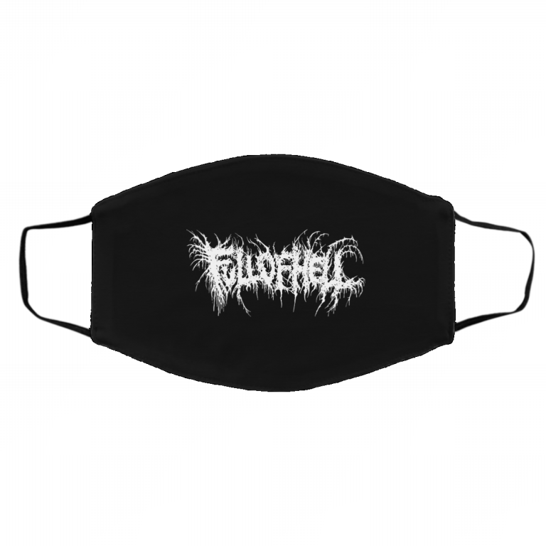 Full Of Hell Merch Full Of Hell Logo Face Mask - Spoias