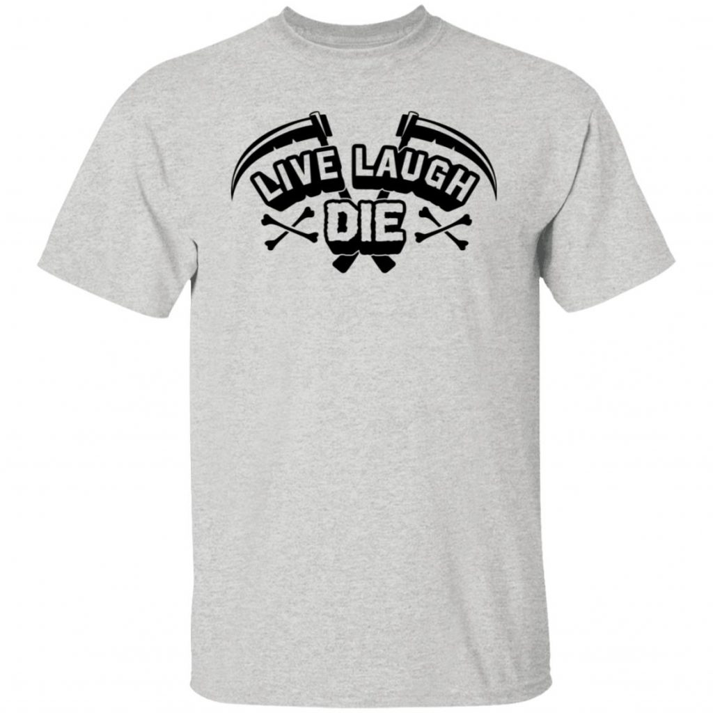 Vlog Creations Merch Live Laugh Die Tee - Spoias