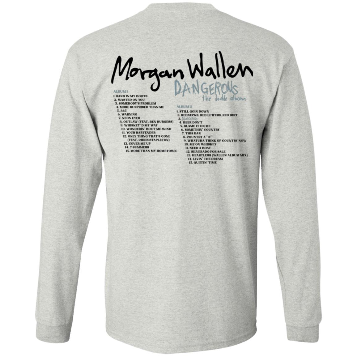 Route 50 Morgan Wallen T-Shirt 2XL / White / 65% Polyester 35% Cotton