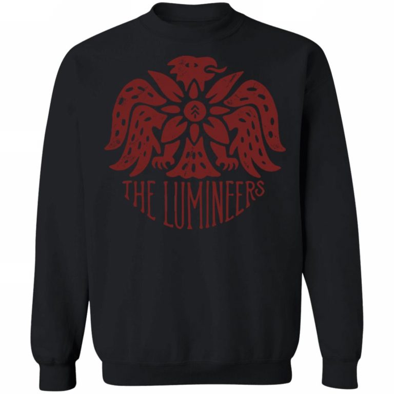 The Lumineers Merch Soaring Eagle Crest Tee Spoias